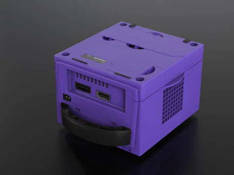Nintendo Gamecube 3D Model