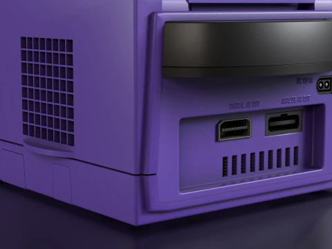 Nintendo Gamecube 3D Model