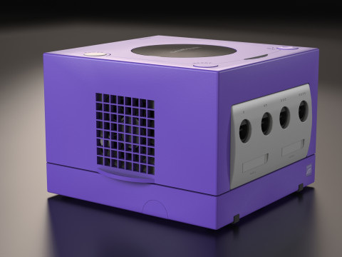 Nintendo Gamecube 3D 모델