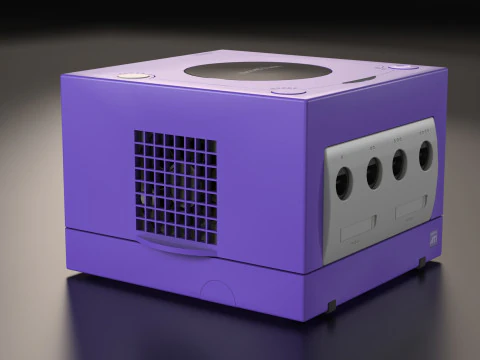 Nintendo Gamecube 3D Model