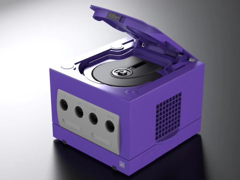 Nintendo Gamecube 3D Model