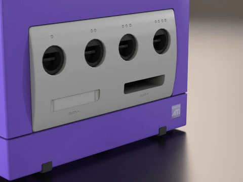 Nintendo Gamecube 3D Model