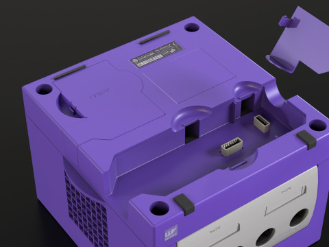 Nintendo Gamecube 3D 모델