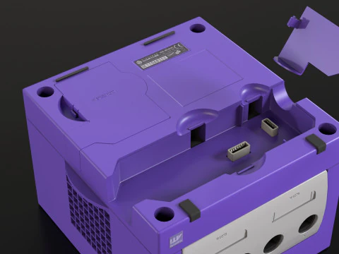 Nintendo Gamecube 3D Model