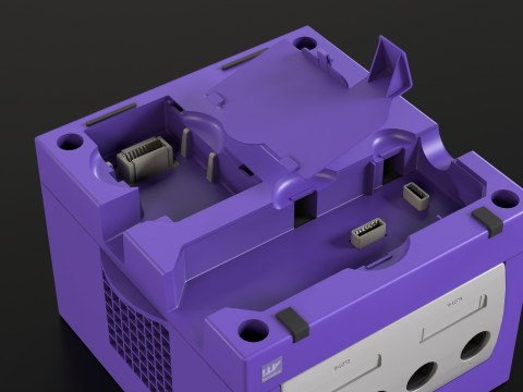 Nintendo Gamecube 3D 모델