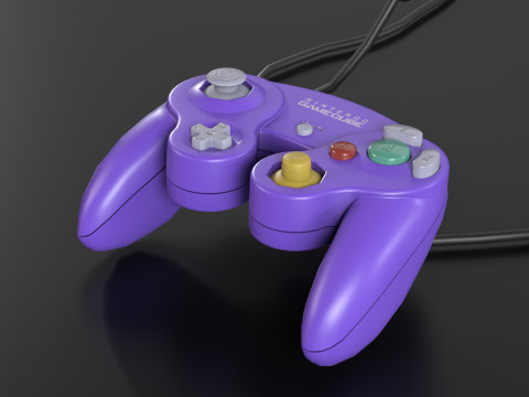 Nintendo Gamecube 3D 모델