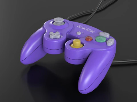 Nintendo Gamecube 3D Model