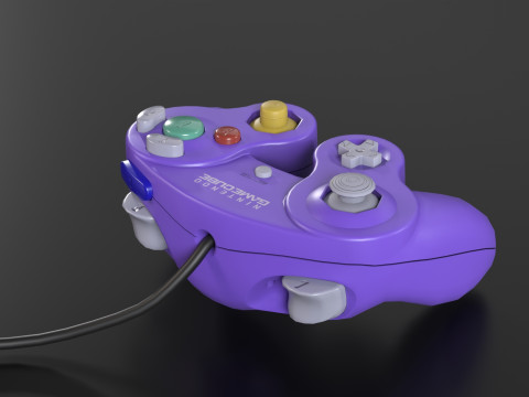 Nintendo Gamecube 3D 모델