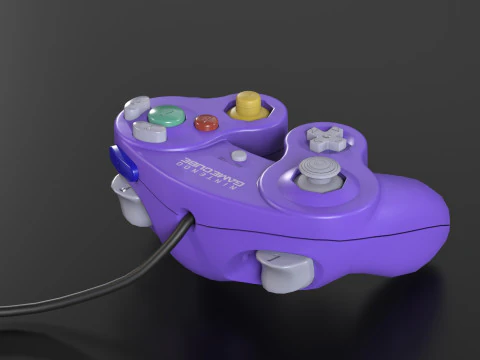 Nintendo Gamecube 3D Model