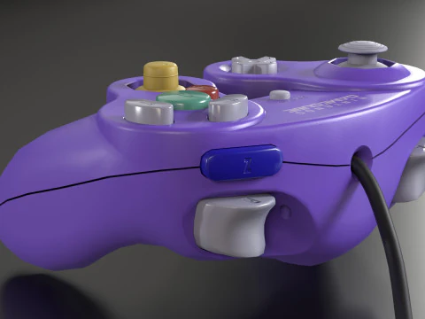 Nintendo Gamecube 3D Model