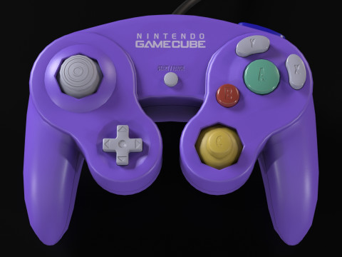 Nintendo Gamecube 3D 모델