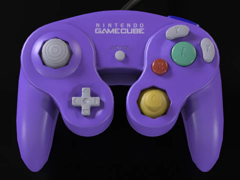 Nintendo Gamecube 3D Model