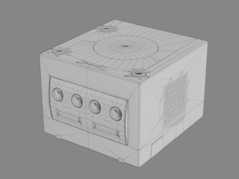 Nintendo Gamecube 3D 모델