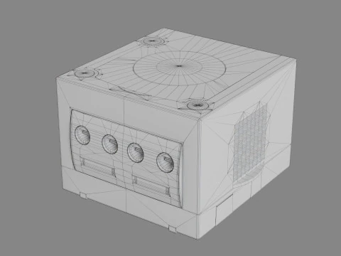 Nintendo Gamecube 3D Model