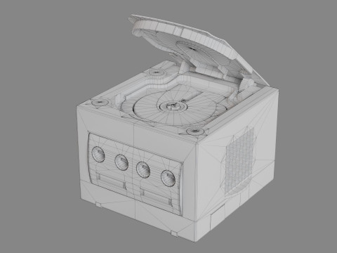 Nintendo Gamecube 3D 모델