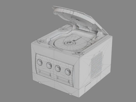Nintendo Gamecube 3D Model