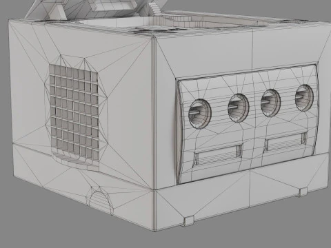 Nintendo Gamecube 3D Model