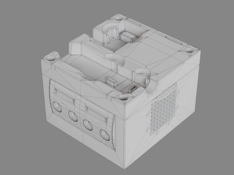 Nintendo Gamecube 3D 모델