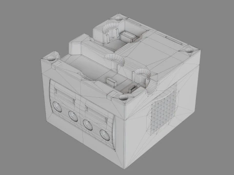 Nintendo Gamecube 3D Model