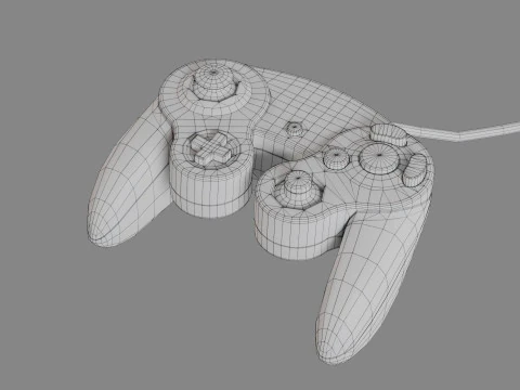 Nintendo Gamecube 3D Model