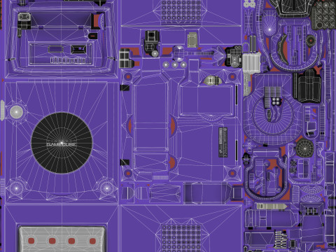 Nintendo Gamecube 3D 모델