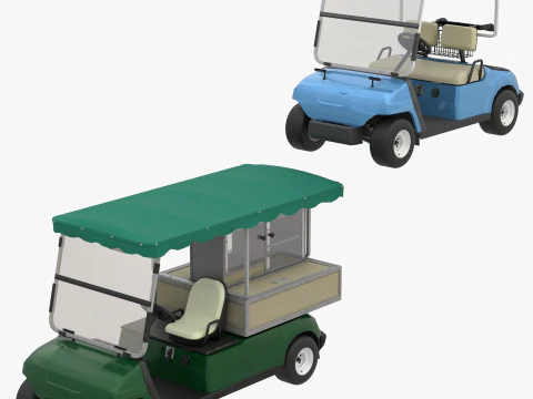 Golf Cart G16 3D Model
