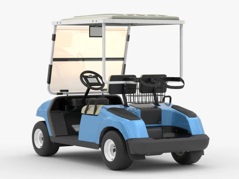 Golf Cart G16 3D Model