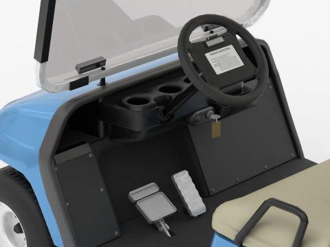 Golf Cart G16 3D Модель