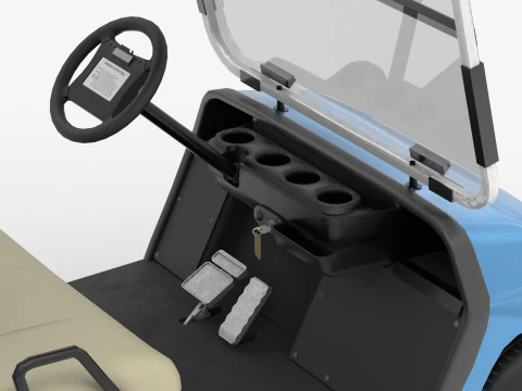 Golf Cart G16 3D Model