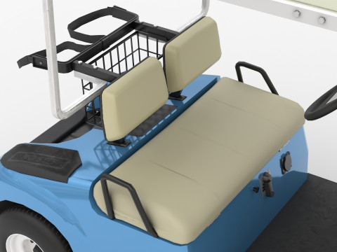 Golf Cart G16 3D Модель
