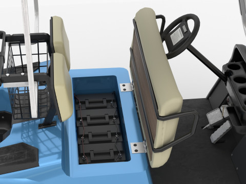 Golf Cart G16 3D Модель