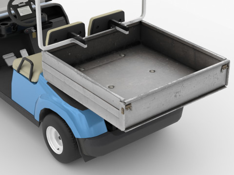 Golf Cart G16 3D Модель