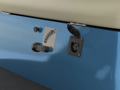 Golf Cart G16 3D Model