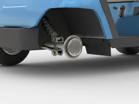 Golf Cart G16 3D Model