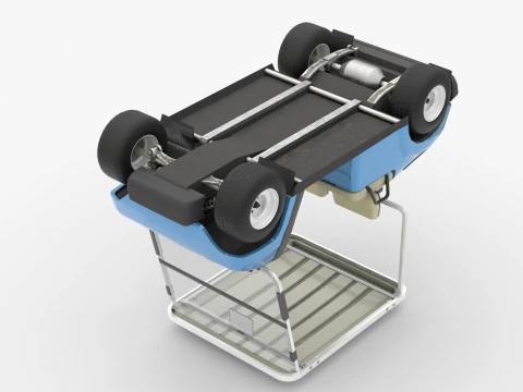 Golf Cart G16 3D Model