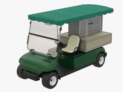 Golf Cart G16 3D Модель