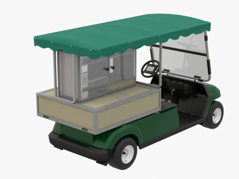 Golf Cart G16 3D Model
