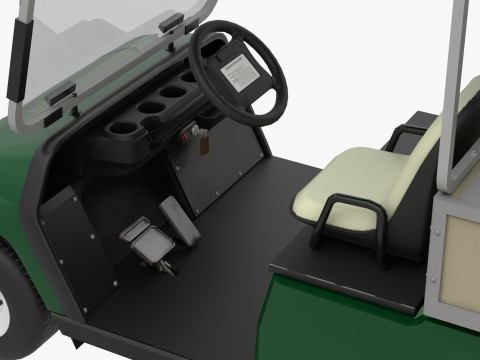 Golf Cart G16 3D Модель