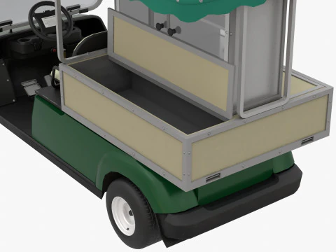 Golf Cart G16 3D Model