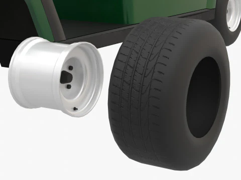 Golf Cart G16 3D Model