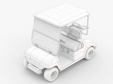 Golf Cart G16 3D Model