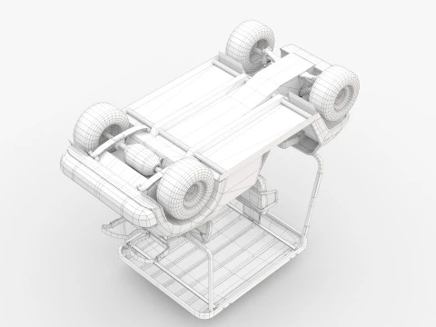Golf Cart G16 3D Model