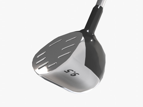 Golf Clubs and Bags 3D Модель