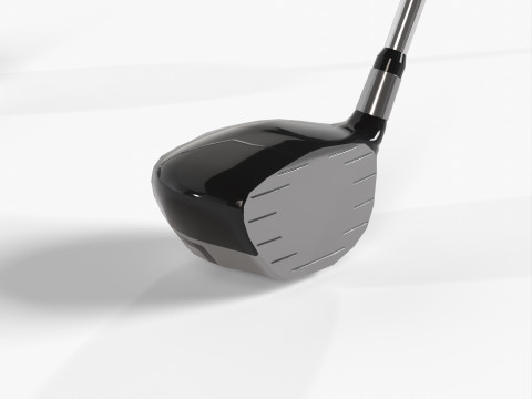 Golf Clubs and Bags 3D Модель