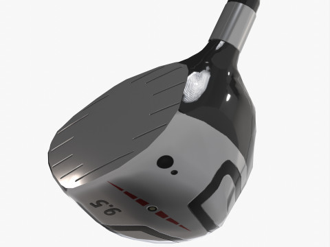 Golf Clubs and Bags 3D Модель
