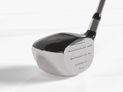 Golf Clubs and Bags 3D Модель