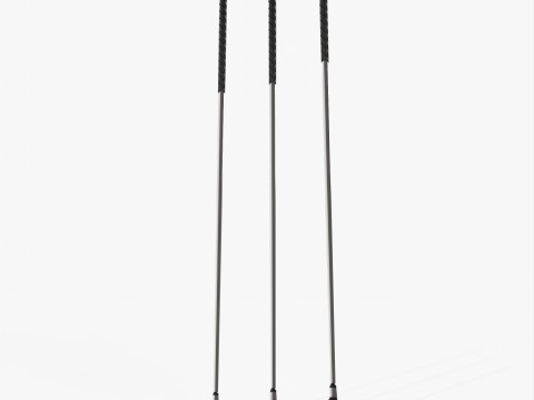Golf Clubs and Bags 3D Модель