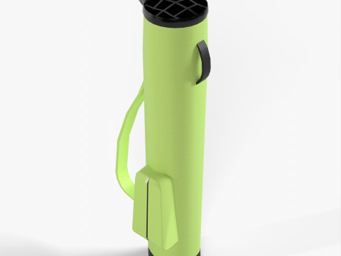 Golf Clubs and Bags 3D Модель
