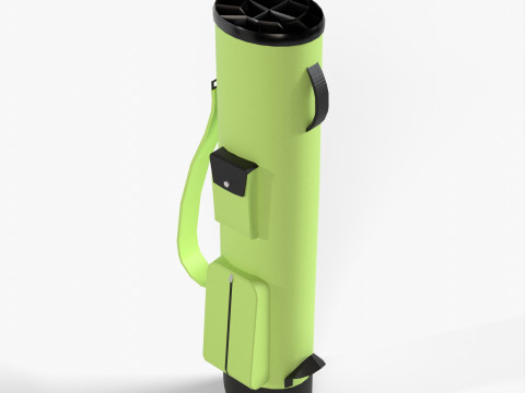 Golf Clubs and Bags 3D Модель
