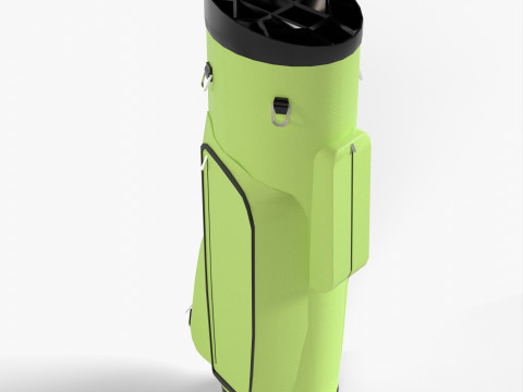 Golf Clubs and Bags 3D Модель